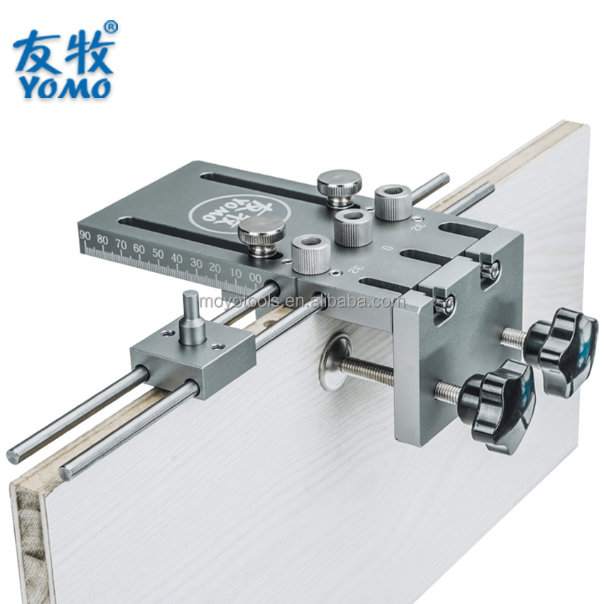 Woodworking Jig - Plantilla de Perforación Mejorada para Muebles,