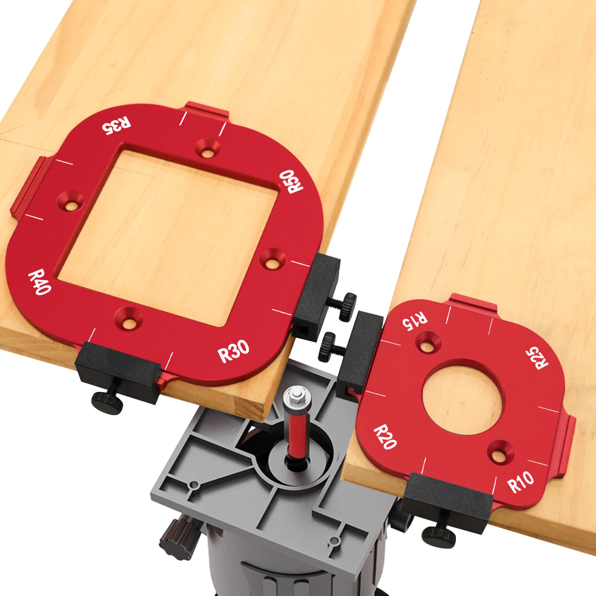 Woodworking Design Software - Plantilla de radio de esquina para