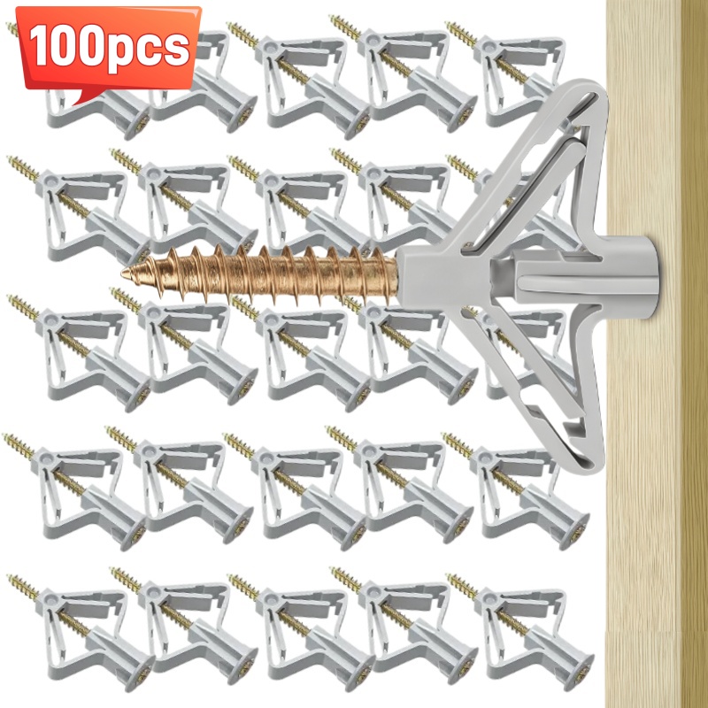 Woodworking Hatchet - 100 unidades de tornillos de expansión