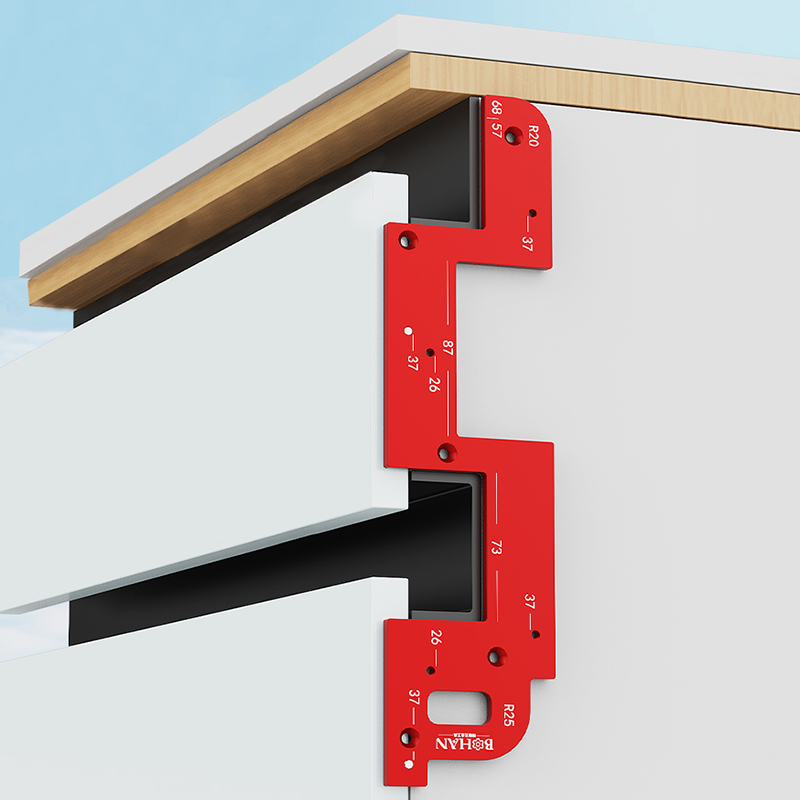 Woodworking Design Software - Plantilla de ranura de manija integrada