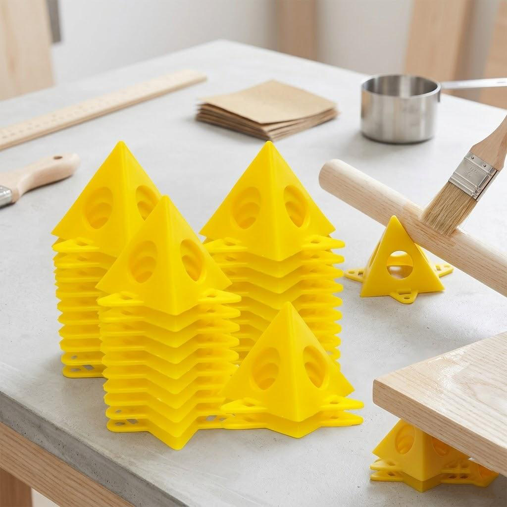 Woodworking Projects Art - 10 unidades de soporte triangular para