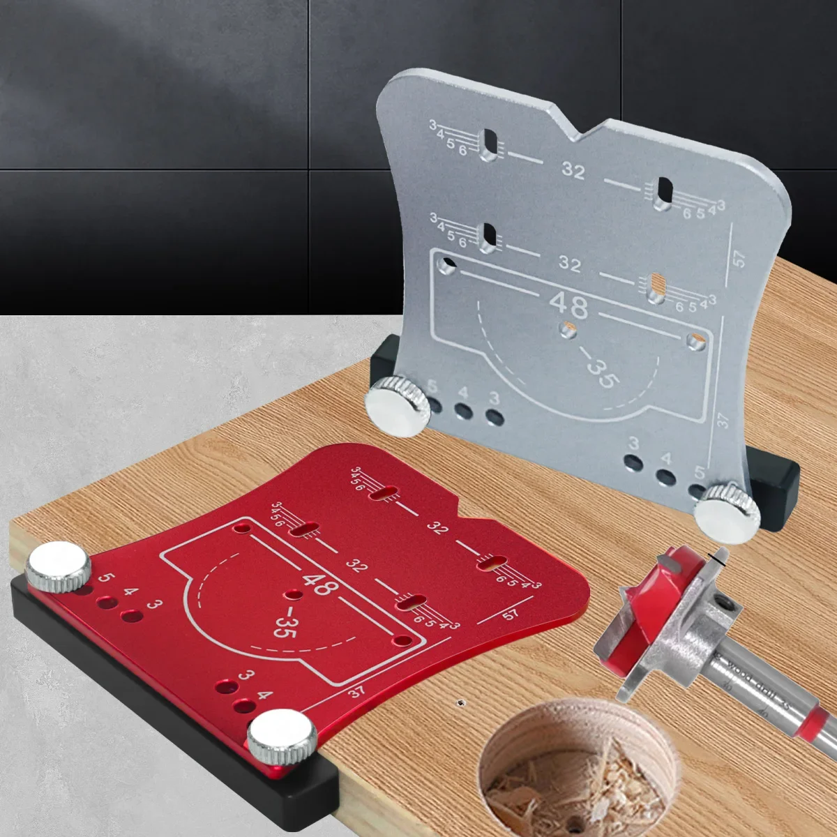Plantilla de posicionamiento d - Woodworking Design Software reseña y precio