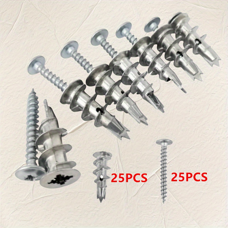 Juego de 25 tornillos de expan - Woodworking Hatchet reseña y precio