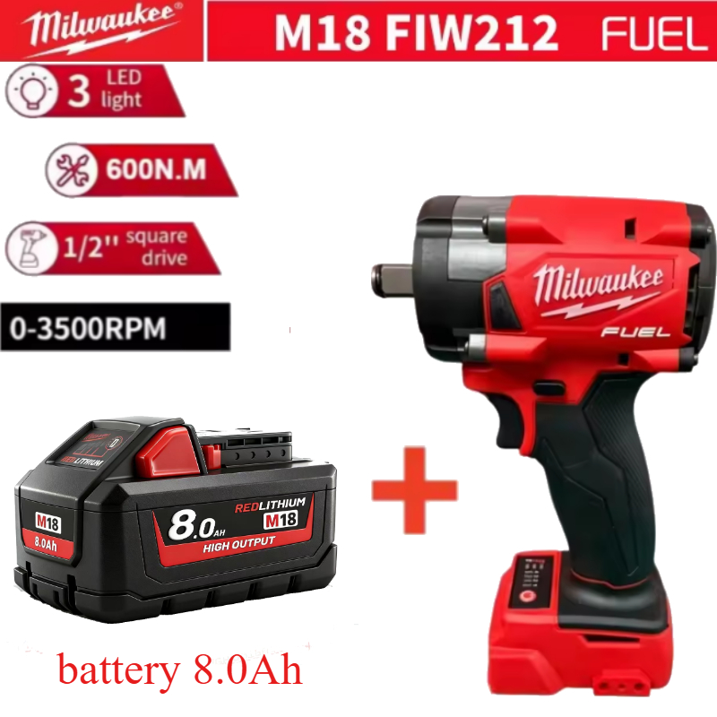 Llave de Impacto Inalámbrica M - Milwaukee Drill M18 Fuel reseña y precio