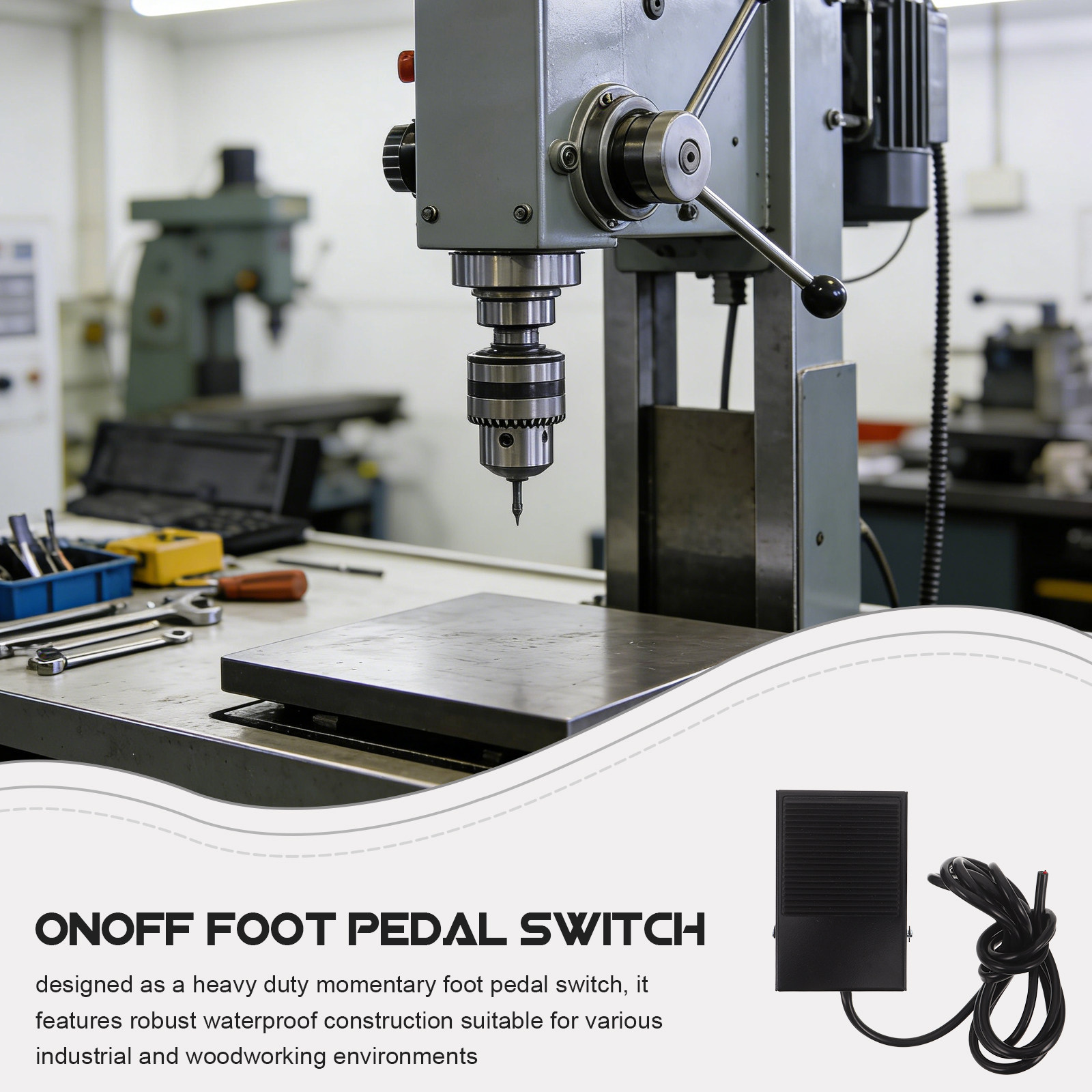 Interruptor de pedal momentáne - Woodworking Industry reseña y precio