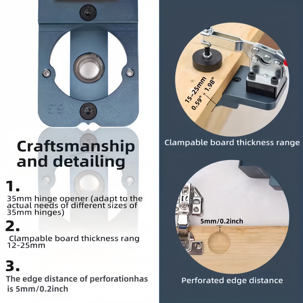 Kit de plantilla para bisagras - Woodworking Design Software reseña y precio