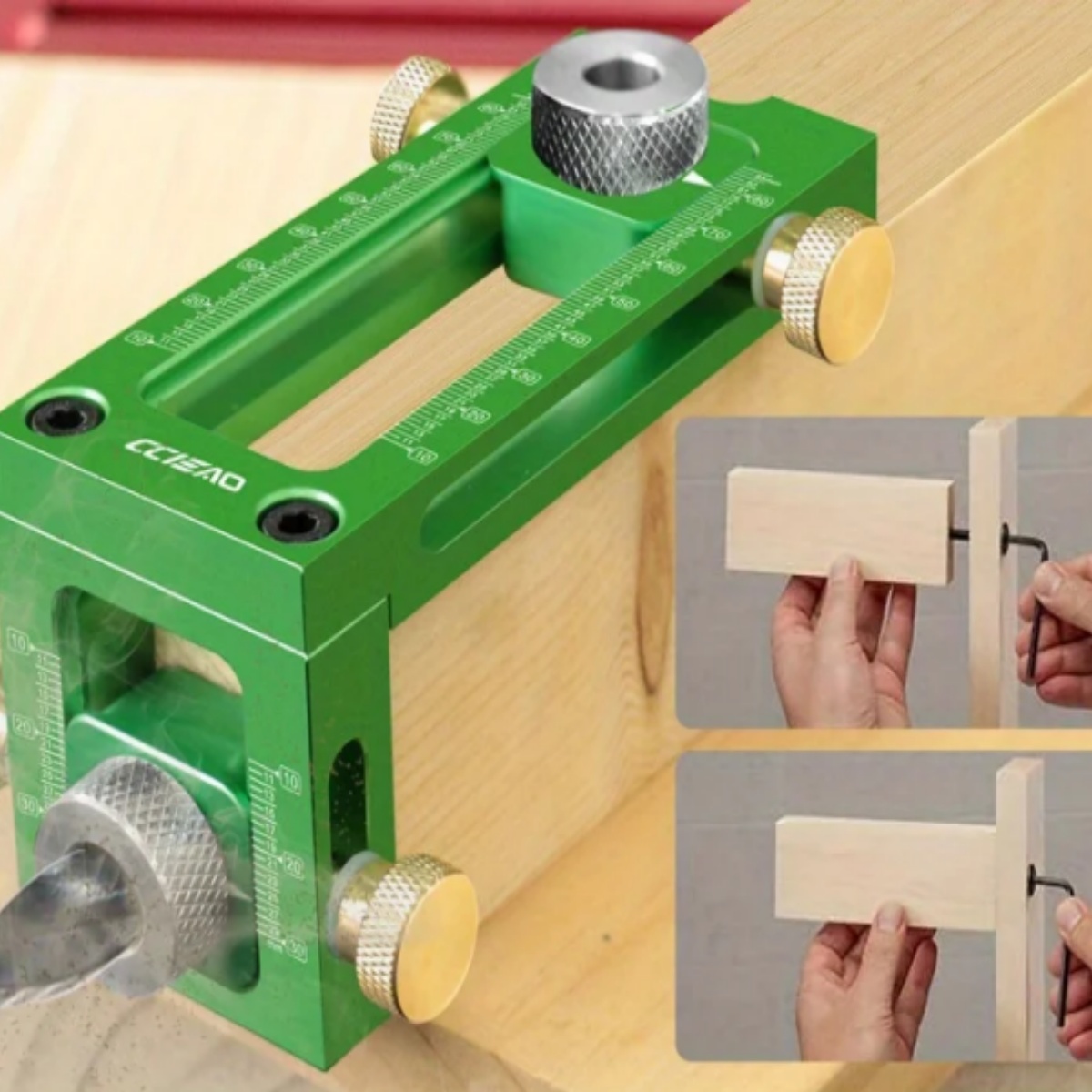 Plantilla de tornillo 2 en 1,  - Woodworking Jig reseña y precio