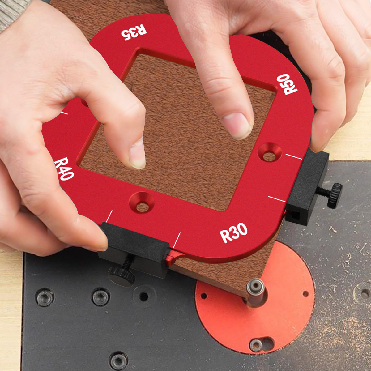 Plantilla de radio de esquina  - Woodworking Design Software reseña y precio