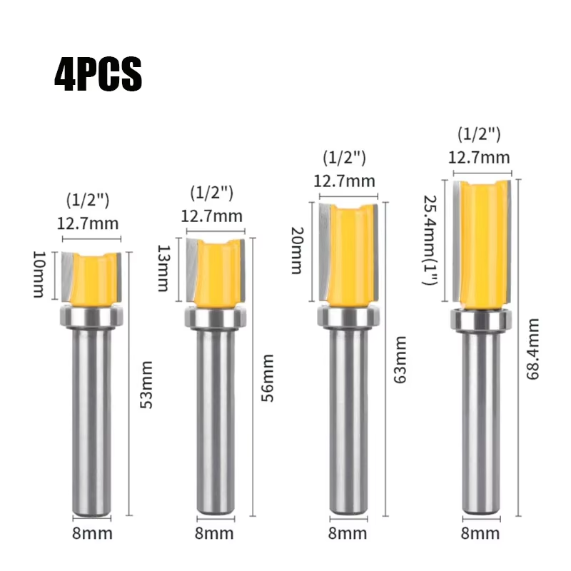 Fresa de 8mm para plantillas,  - Woodworking Design Software reseña y precio